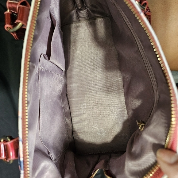 Finon Milano blossom white and red purse - Picture 6 of 9